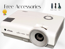 3600 ANSI Lumens DLP Projector for Outdoor Garden Yard Usage 1080p HDMI w/Bundle