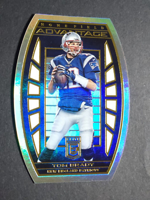 2016 PANINI DONRUSS ELITE FOOTBALL #HF-TB TOM BRADY DIE CUT HOMEFIELD ADVANTAGE