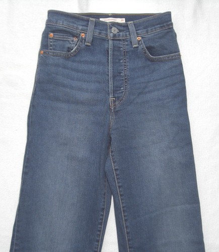 Levis jeans women/girls W25 L32 ribcage straight 25-32 (like) new - Picture 2 of 4