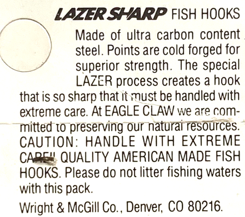Eagle Claw L357MGFS Flippin' Worm Hook Size 2/0 Bronze 50-Count Package - 第 12/15 張圖片