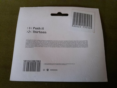 GARBAGE-PUSH IT CDSINGLE(MUSHROOM)SEALED - Picture 2 of 2