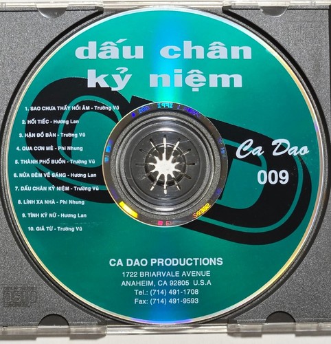 Huong Lan Truong Vu Phi Nhung: Dau Chan Ky Niem CD (1995) Vietnamese - VG TESTED - Imagen 4 de 6