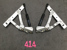 97-04 Porsche Boxster S Left & Right Side Rear Trunk Hinges Set Silver OEM