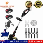 Thunder Tools Electric Weed Eater Cordless Lawn Trimmer Weed Wacker For Garden