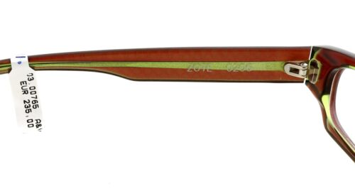 New ANNE et VALENTIN Zote 0206 50mm Red Translucent Eyeglasses Frames France - Picture 5 of 7