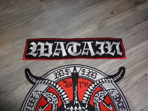 Watain Backpatch Patch Shape Set Black Metal Marduk Behemoth Dissection Venom - Imagen 3 de 5