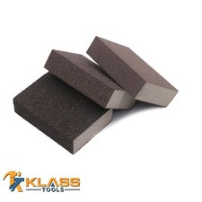 Four Sided Flexible Sanding Pad/Sponge (Set of 2 Coarse & Very Fine Grits) (2...