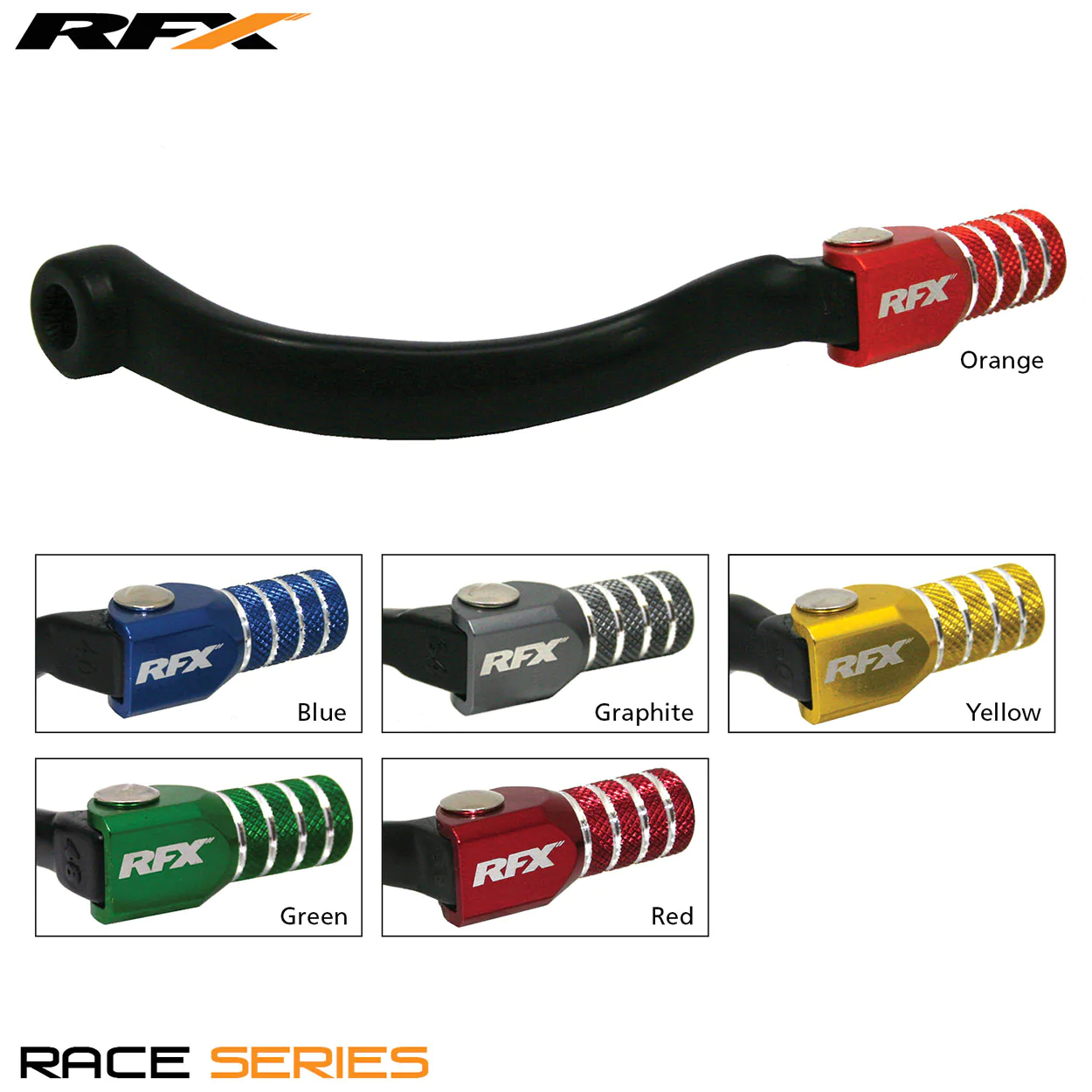 RFX Race Gear Lever Honda CRF450 05-06 Black/Red
