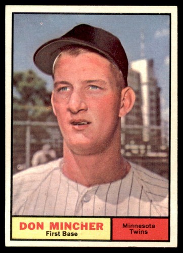 1961 Topps Baseball (186-370) NM Condition Pick 'Em Complete Your Set - Picture 106 of 143