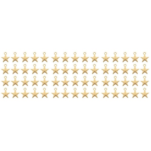 3 Count Pentagram Pendant Charms for Jewellery Making Star Shape Rivet - Picture 3 of 12