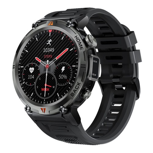 Bluetooth Smart Watch Full Touch Screen Health Monitor Clock w/ Flashlight 2024 - Picture 17 of 22