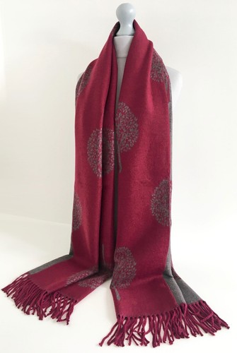 Grey Tree of Life Blanket Scarf Oversized Pashmina Shawl Winter Wrap Long Large - Picture 108 of 293