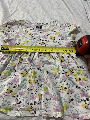 Gap Baby Kids Lined Smocked Dress Floral Print XS ( 4 years) - Picture 3 of 5
