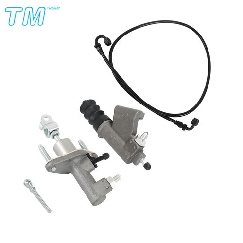 Kit completo de cilindro maestro de embrague CMC y esclavo para Honda Civic Si RSX TSX 02-15 - Imagen 1 de 14