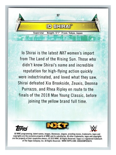2019 Topps WWE Women's Division - Pick One - Fill Your Set - Picture 75 of 261
