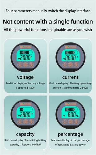 Battery Capacity Tester 80V 100A Caravan RV Motorhome UPS lithium iron lead-acid - Picture 9 of 16