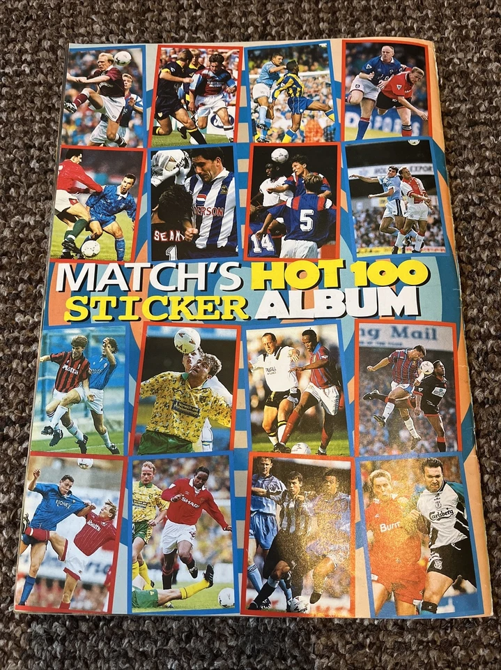 Vintage Match's Hot 100 Sticker Album 1993 - 100% Complete - Image 2 of 4