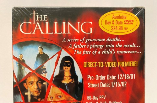 New Sealed 2001 The Calling Laura Harris Horror Cult VHS Artisan Dolby Surround  - Picture 5 of 12