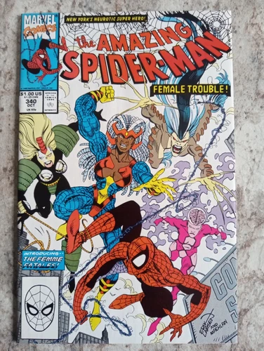 Amazing Spider-Man #340 1st Print VF/NM Marvel Comics 1990 (B)