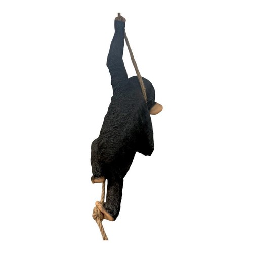 80CM Realistic Hanging Chimpanzee - Indoor/Outdoor Animal Decor for Unique Space - Foto 14 di 14