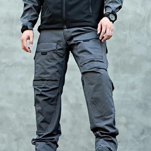 Mens Tactical Cargo Trousers Army Military Multi-pocket Outdoor Combat Pants BDU - Picture 11 of 40