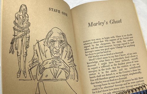 A Christmas Carol by Charles Dickens 1962 Vintage Scholastic Paperback TX 450 - Bild 4 von 5