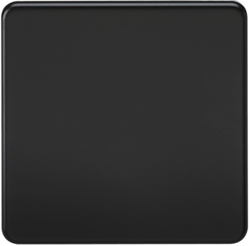 Knightsbridge Screwless light switches & sockets Matt Black Chrome Insert series - Picture 29 of 40