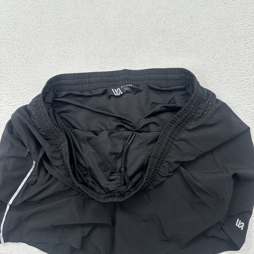 VRST Men's 5" Run Shorts Size XL Black Stretch Moisture Wicking - Picture 8 of 10