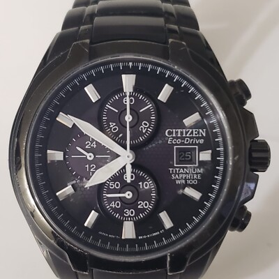 B612-S078342 CITIZEN ECO-DRIVE SAPPHIRE CRYSTAL TITANIUM B612-S078342 CITIZEN ECO-DRIVE SAPPHIRE CRYSTAL TITANIUM