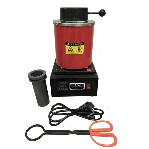 Mini horno de fusión, hornos de fusión de metales, pequeño horno de fusión 220-110v 2KG - Imagen 1 de 8
