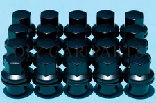 Set of 20 Black Land Rover Range Rover Lug Nuts For LR3 LR4 HSE Supercharged
