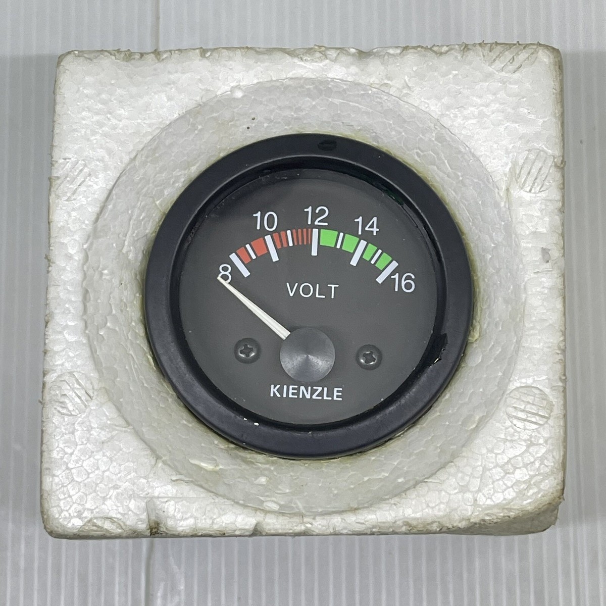 KIENZLE 52mm Gauge DC Volts 8v-16v Car Black Clear Lens NOS | eBay