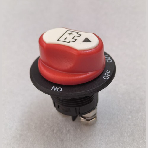 Interruttore batteria 12V/32V 100A sezionatore batteria auto interruttore principale camion barca - Foto 3 di 6