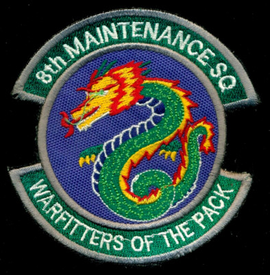 USAF 89th MAINTENANCE GROUP パッチ USAF PATCH 89th OMS ORGANIZATIONAL MAINTENANCE SQUADRON US
