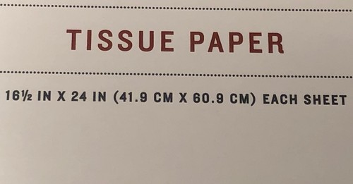 NEW 2 Packages Hearth & Hand Green/ Black Tissue Paper & Leather Gift Tags - Picture 4 of 14