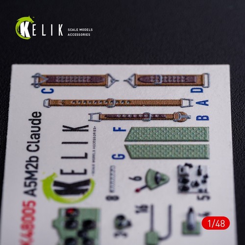 A5M2B Claude interior 3D Decals for WingsyKits kit Scale 1:48 KeliK K48005 - Imagen 3 de 6