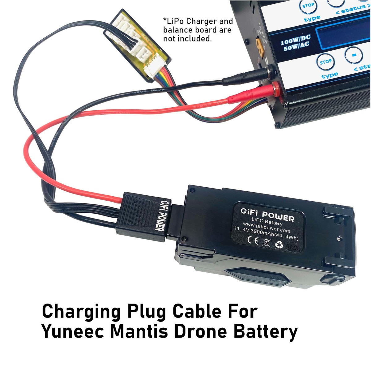 MaximalPower Charger Charging Plug Cable for YUNEEC Breeze Mantis