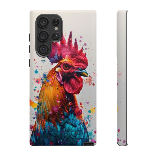 Phone Ink - Armor Case for Samsung Galaxy S25 S24 S23 - Rooster Abstract - Picture 58 of 91