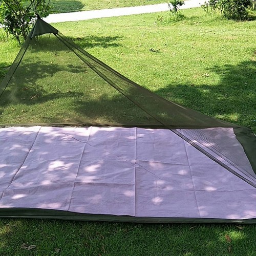 Light Black Summer Outdoor Camping New Mosquito Tent Net Travel Breathable Mesh - Picture 2 of 4
