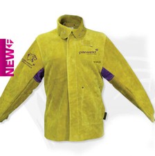 Parweld Panther Leder SCH&Uuml;RZE FAHRER HANDSCHUHE JACKE &Auml;RMEL Schwei&szlig;er PSA SPATS