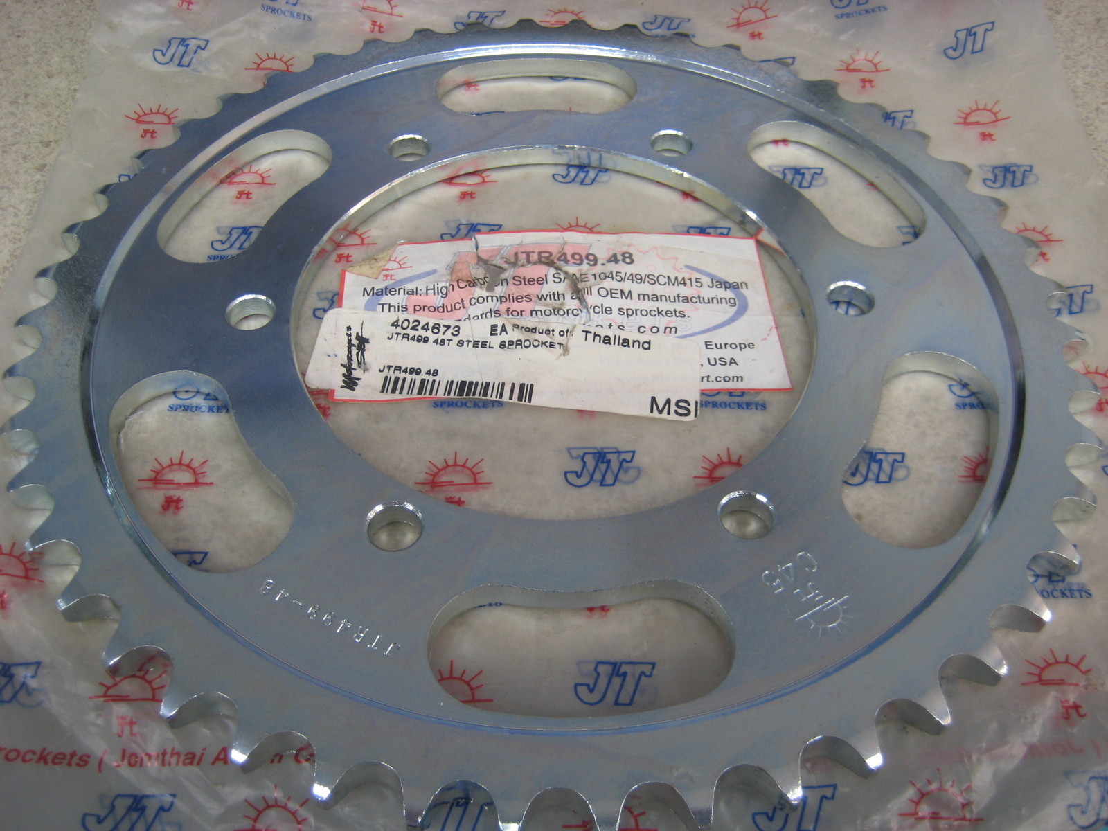 NOS JT Sprockets Rear Sprocket ZZR400 ZX400 (K1K3) GSXR750 TL1000R