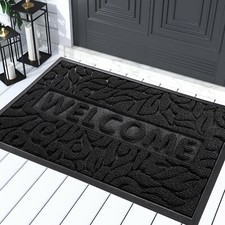 Welcome Door Mat Outdoor Indoor Non Slip Front Doormat for Home Entrance Floor