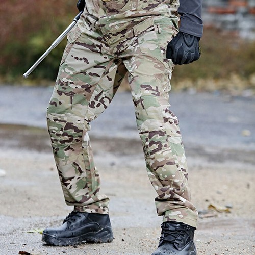 Pantalón de combate táctico para hombre Pantalones de carga de trabajo Interior/Exterior Senderismo Pantalón impermeable ♬ - Imagen 6 de 22