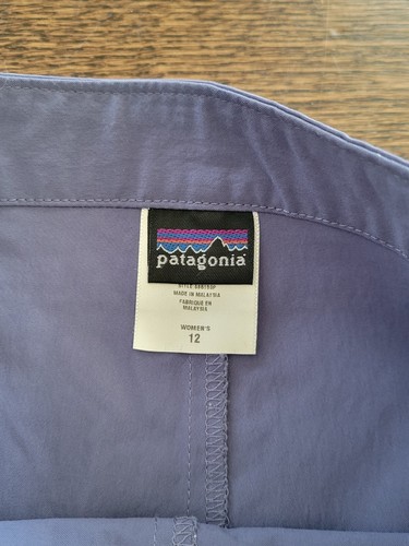 Patagonia Women's Size 12 Quick Dry Nylon A-line Skort Zip Twill Short Skirt - Picture 4 of 10