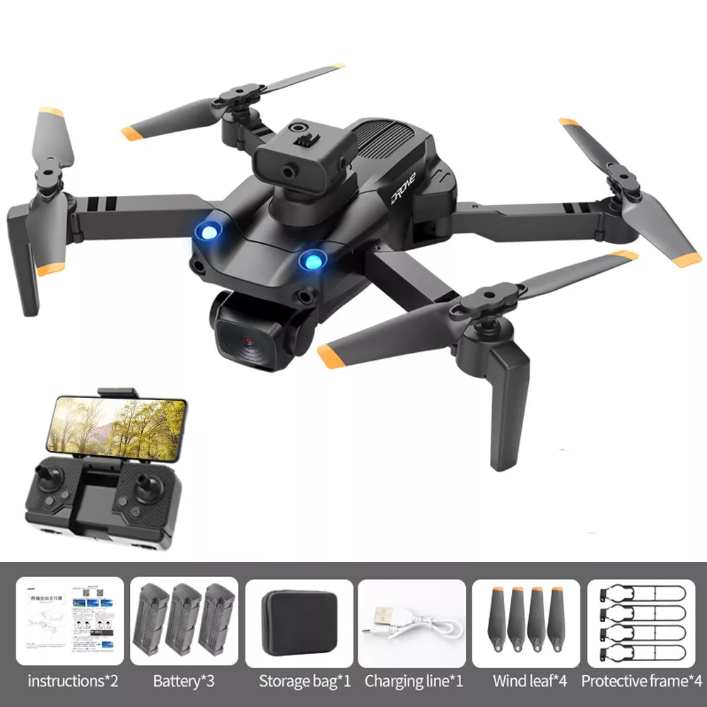 New Drone With 4K HD Dual Camera WiFi FPV Foldable Quadcopter Battery eBay