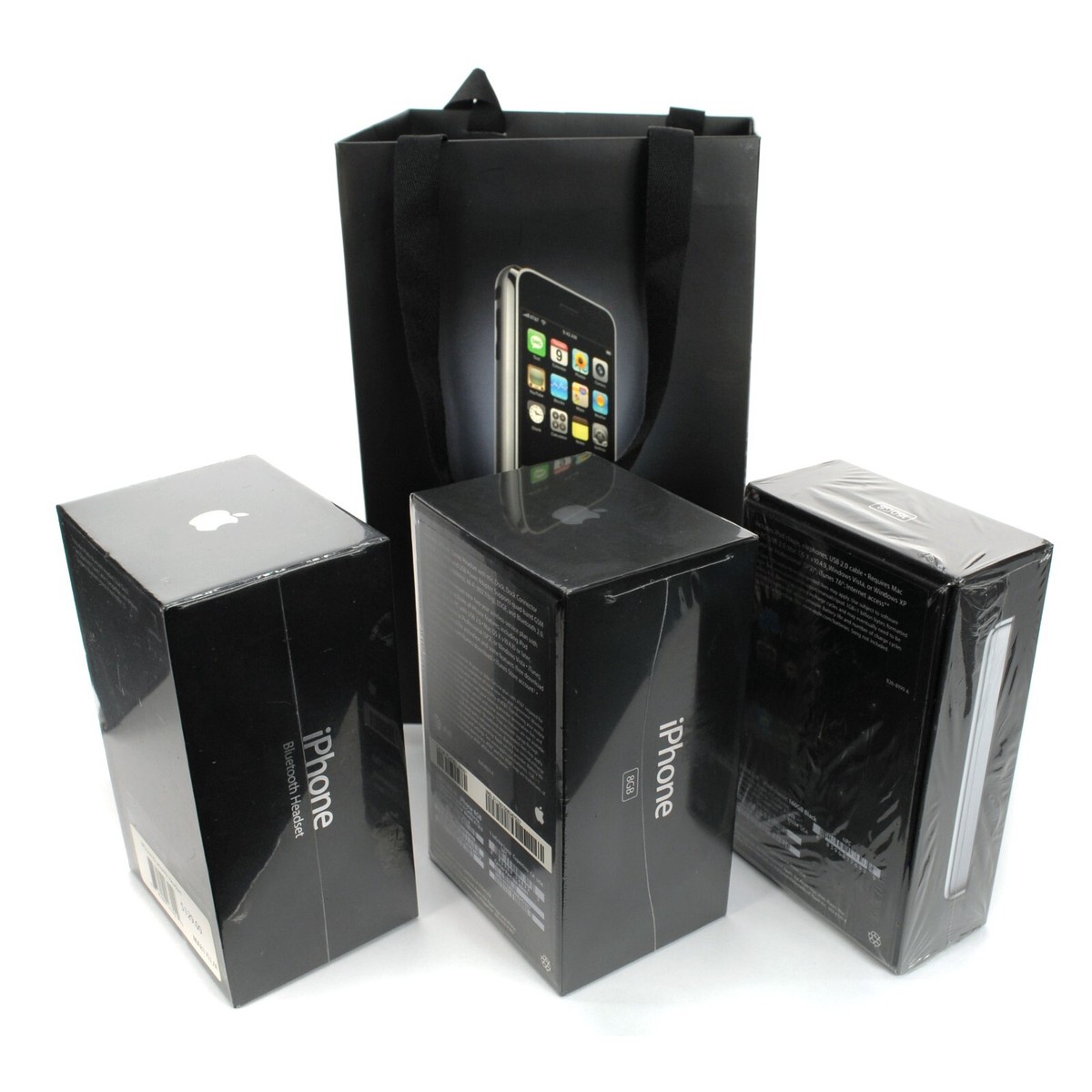 Apple iPhone 2G 8GB - w/ Headset & iPod New Sealed in Box