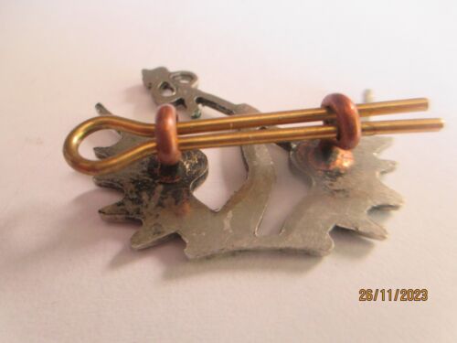 BRITISH ARMY HONOURABLE ARTILLERY COMPANY (HAC) COLLAR BADGE - Picture 2 of 4