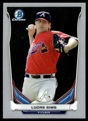 2014 Bowman Chrome Top Prospects Lucas Sims #CTP-13