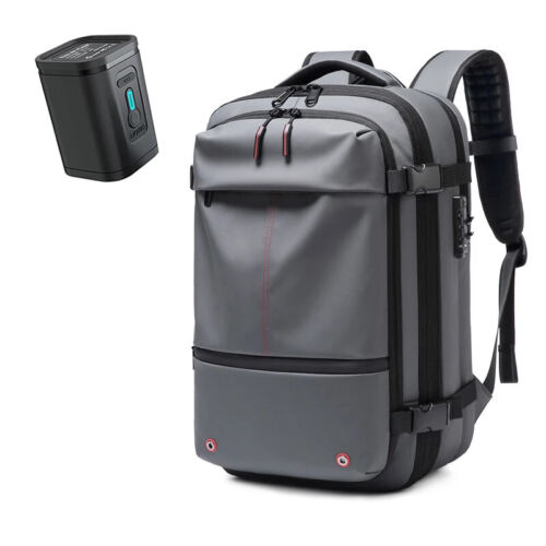 Herren Reiserucksack Kompression 17 Zoll Laptop Business Schule erweitert Wandern - Bild 10 von 17