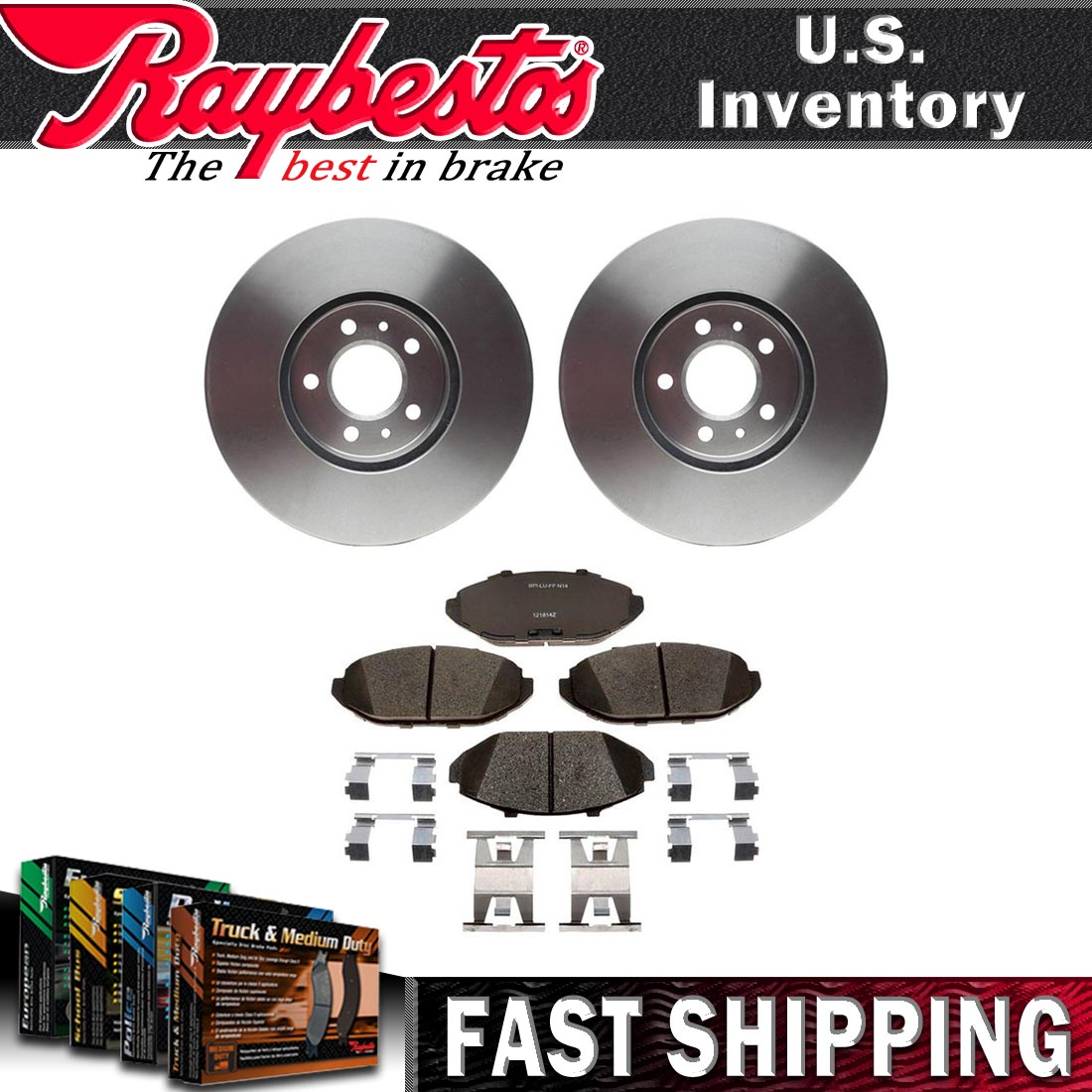 Detroit Axle - Front Brake Pads for 03-11 Ford Crown